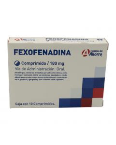 Marca del ahorro fexofenadina 180 mg oral 10 comprimidos      