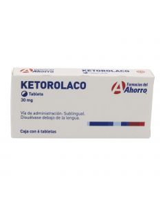 Marca del ahorro ketorolaco 30mg oral 6 tabletas subling   