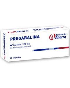 Imagen del medicamento Marca del Ahorro pregabalina 150mg/28 capsulas