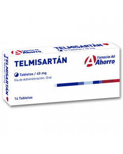 Imagen del medicamento Marca del Ahorro telmisartan 40 mg oral 14 tabletas