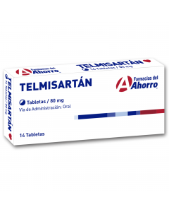 Imagen del medicamento Marca del Ahorro telmisartan 80 mg oral 14 tabletas
