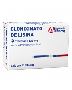Marca del Ahorro  Clonixinato De Lisina 125 mg 10 tabletas 