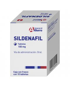 Imagen del medicamento Marca del Ahorro sildenafil 100 mg 10 tabletas