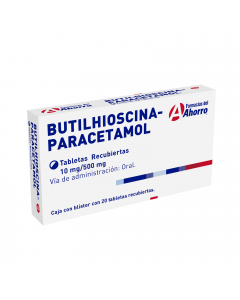 Marca del ahorro butilhioscina/paracetamol 10/500mg