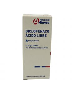 Marca del ahorro diclofenaco acido lib 0.18g 120mlsusp