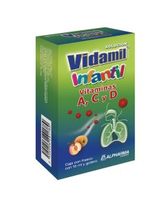 Vidamil Infantil Vitaminas A/C/D Solución 15 ml