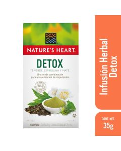 NATURES HEART DETOX SUPER GREEN TEA 20 SOBS