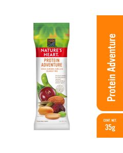 Mezcla de frutas deshidratadas y nueces Nature's Heart Refresh Protein Adventure 35g