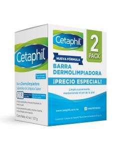 Pack Cetaphil Barra Dermolimpiadora Contiene 2 pz