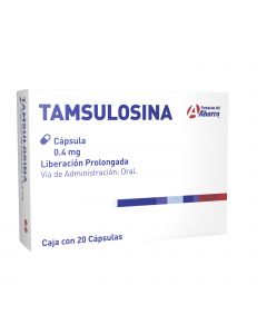 Imagen del medicamento Marca del Ahorro tamsulosina 0.4mg/20 capsulas