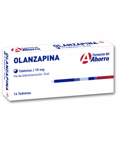 Olanzapina 10 mg Oral 14 tabletas Marca del Ahorro