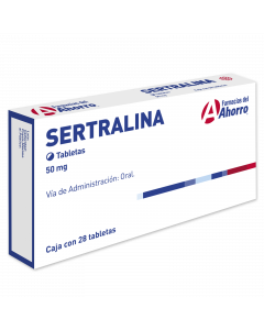Imagen del medicamento Marca del Ahorro sertralina 50 mg oral 28 capsulas