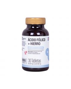 Acido Folico + Hierro 30 tabletas Me Quiero Bien