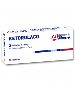 Marca del Ahorro ketorolaco 10 mg oral 20 tabletas