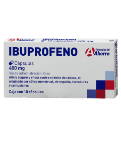 Marca del Ahorro Ibuprofeno 400 mg 10 cápsulas
