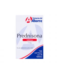 Imagen del medicamento Marca del Ahorro prednisona 5 mg oral 20 tabletas