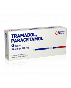 Marca del Ahorro paracetamol/tramadol 325/37.5mg 20 tabletas