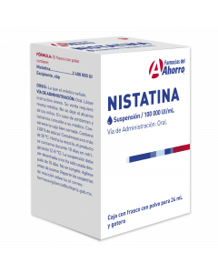Nistatina Suspensión Pediátrica 24 ml Marca del Ahorro