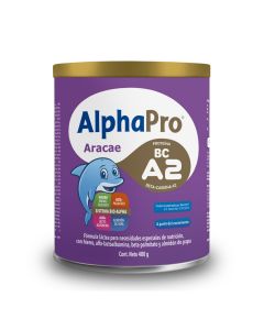 Leche alpha-pro araca lata 400 g 