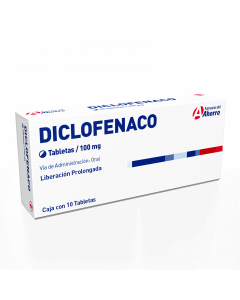 Marca del ahorro diclofenaco 100mg oral 10 tabletas      