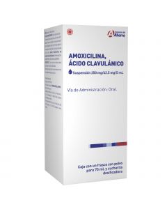 Imagen del medicamento Marca del Ahorro  Amoxicilina/Clavulanico 250 mg 75 ml  suspension