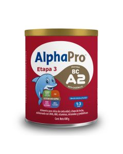 Leche alpha-pro 3 rep 400 g bsa   