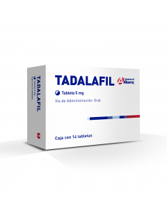 Tadalafil 5 mg con 14 tabletas Marca del Ahorro