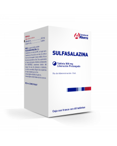 Sulfasalazina 500 mg 60 tabletas Marca del Ahorro