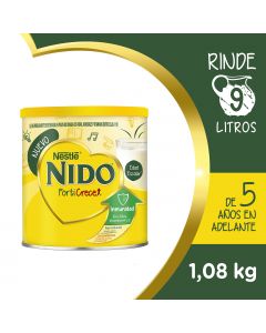 Leche Parcialmente Descremada Nido Forticrece en Polvo Lata 1.08 kg