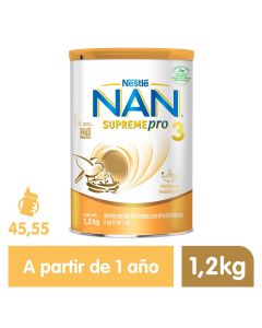 Fórmula infantil NAN® 3 SUPREME PRO, a partir de 1 año, 1 lata de 1.2kg