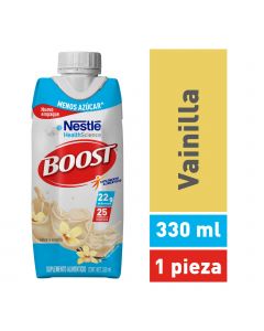 Boost Menos Azúcar suplemento alimenticio Vainilla 330 ml