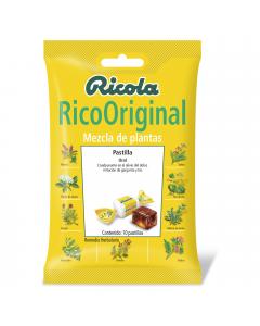 Imagen del medicamento Ricola rico original sabor mezcla de plantas 10 pastillas