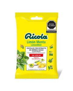 Ricola limon-menta s/azucar 8 past oral   