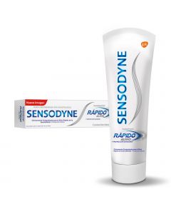 Sensodyne Rápido Alivio Blanqueador Pasta Dental para dientes sensibles, 100g