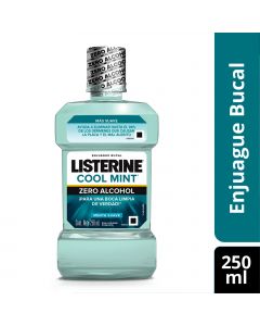 Antiseptico listerine zero 250 ml botella     