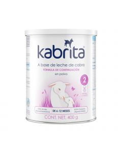 Fórmula infantil a base de leche de cabra Kabrita etapa 2, 400 gr