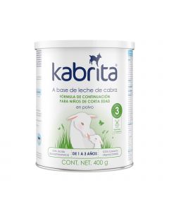 Fórmula infantil a base de leche de cabra Kabrita etapa 3, 400 gr
