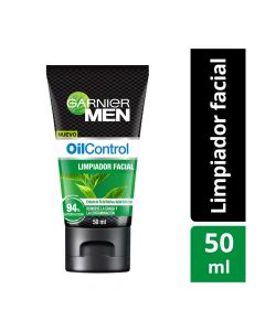 Gel Limpiador Facial Garnier Men OilControl de 50 ml