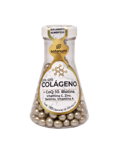 Solanum Colágeno Perlacaps + Biotina 180 cápsulas