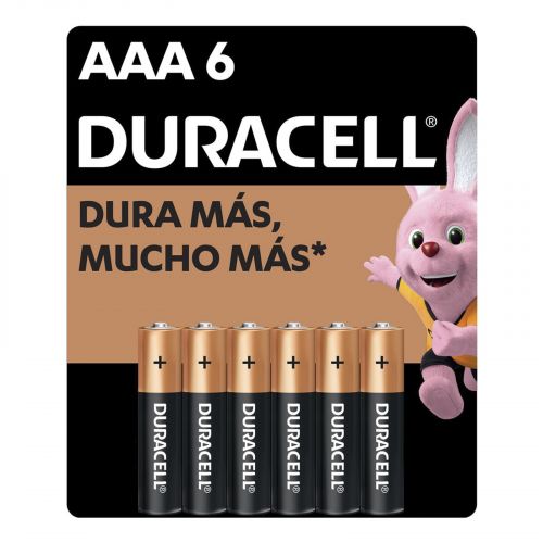 Duracell Pila Chica Triple Aaa (4 Unidades), Duracell Accesorios de Hogar -  Farmacia Porteña