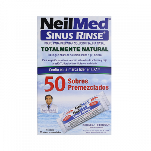 Farmacias del Ahorro, SINUS RINSE REFILL CONT 50 SOBRES 2000