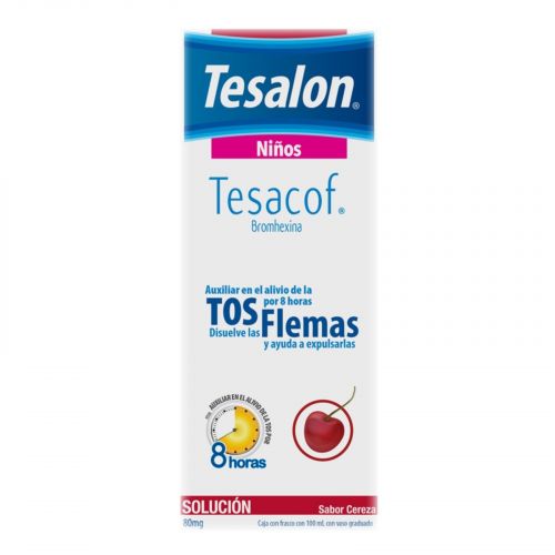 Farmacias del Ahorro, Tesalon Tesacof Niños tos con flema jarabe 100 ml