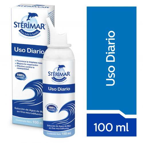Farmacias del Ahorro  Sterimar Agua de Mar Uso diario 100 ml
