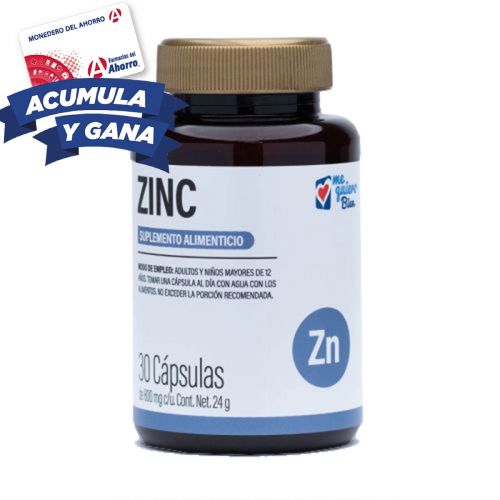 Farmacias del Ahorro | ZINC 30 CAP ME QUIERO BIEN | Tienda en línea a México