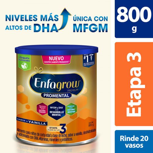 Farmacias del Ahorro, Fórmula Infantil Enfamil Premium Promental Etapa 1,  800 g
