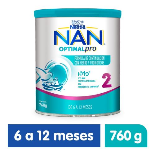 Farmacias del Ahorro, Fórmula para lactantes NAN 2 Optimal Pro, 6 a 12  Meses, 760g