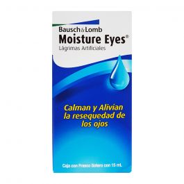 Farmacias del Ahorro, Moisture Eyes lágrimas artificiales gotas 15 ml