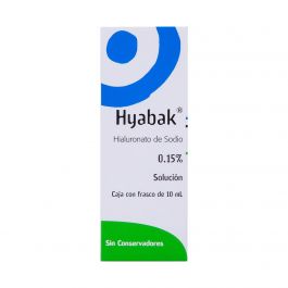 Farmacias del Ahorro, Hyabak 0.15% oftalmica 10 ml