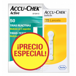 Igualmente Mitones Artístico Farmacias del Ahorro | Accu-Chek Active tiras 50 + 25 lancetas | Tienda en  línea a todo México
